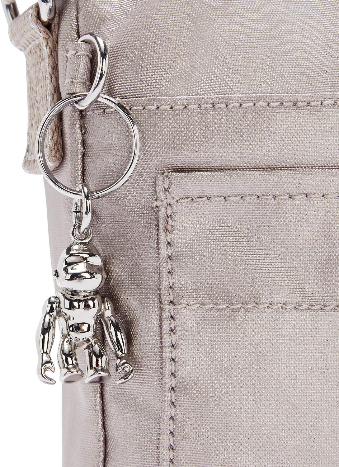 Kipling womens Sebastian Sparkly Gold Crossbody Bag