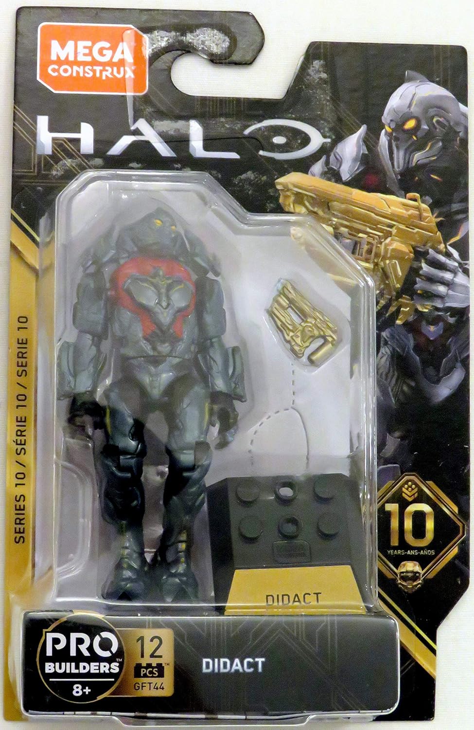 Mega Construx Halo Heroes Pro Builders Series 10 Didact Mini Figure GFT44