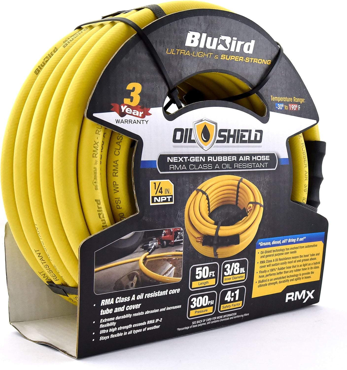 OilShield Next-Gen Air Hoses (3/8" x 50')
