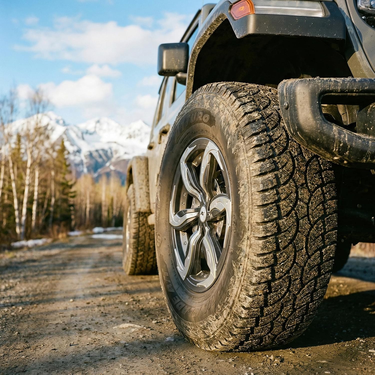 ATTURO Trail Blade A/T All-Terrain Tire, LT235/75R15 104/101S | Light Truck All Terrain All Weather Traction 104/101S Rated C (6 Ply) Radial Construction Black Sidewall Tire