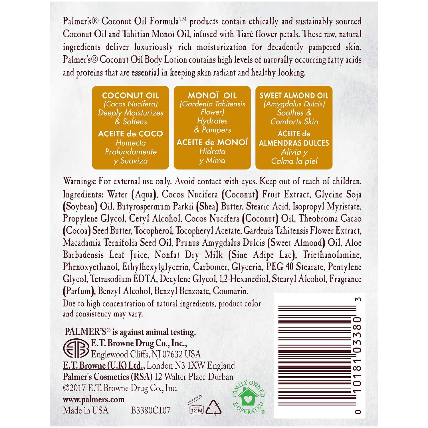 Palmer's Coconut Oil Formula Body Lotion for Dry Skin (13.5 Fl Oz) | A hydrating hand and body moisturizer with Green Coffee Extract and Vitamin E for 48 hour moisture and radiant skin