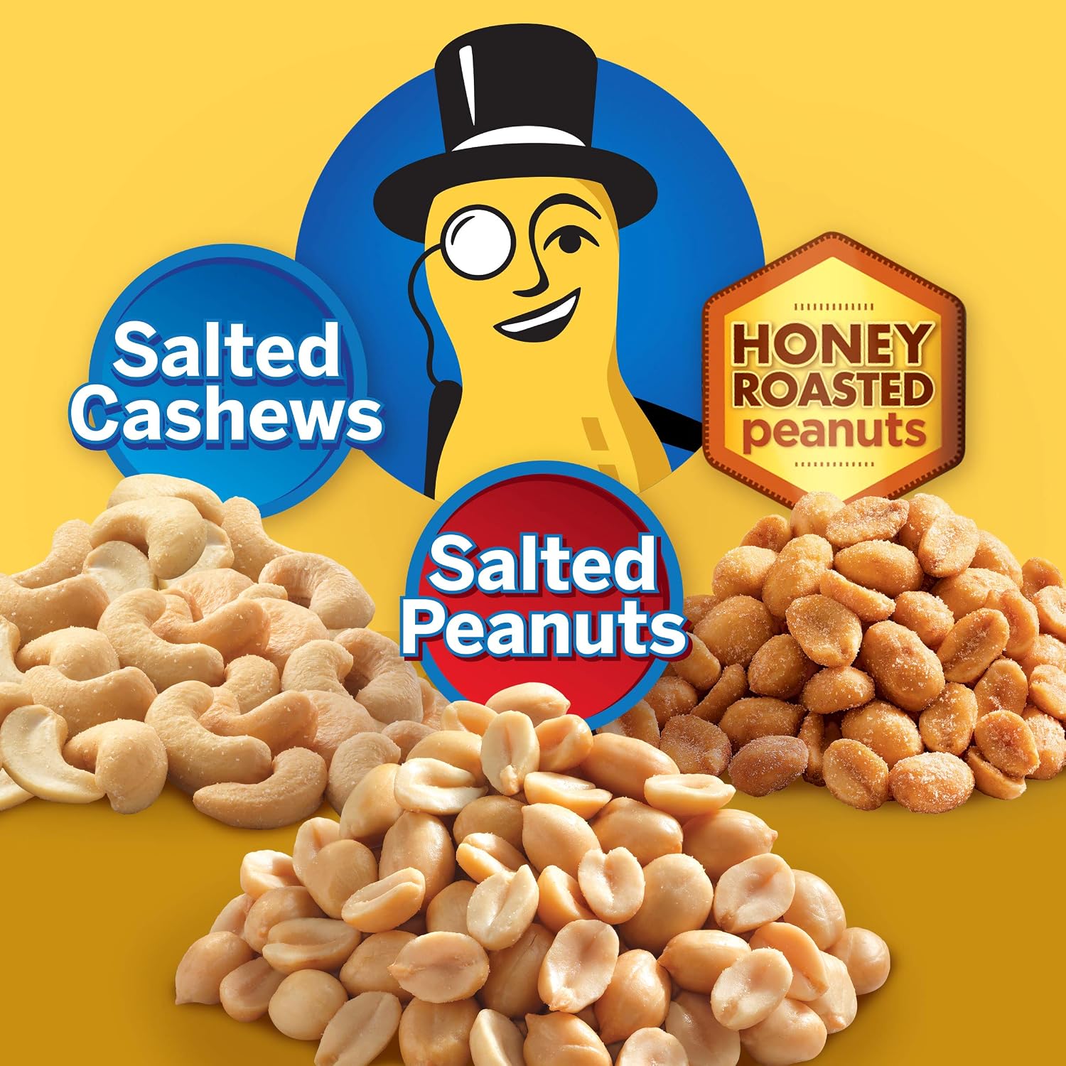 PLANTERS Salted Peanuts, Plant Based Protein Snacks, 1 Oz (48 Ct) | Roasted Salted Nuts Snack Packs. Kosher. Bag. Snacks for Adults. Individual Snacks