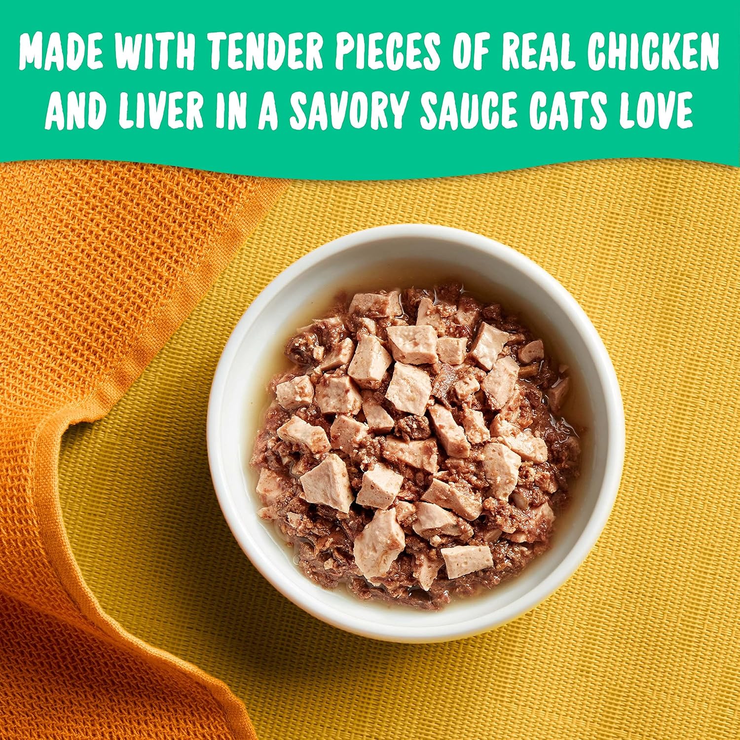 Meow Mix Tenders in Sauce, Wet Cat Food with Tuna & Whole Shrimp, 12 Cups