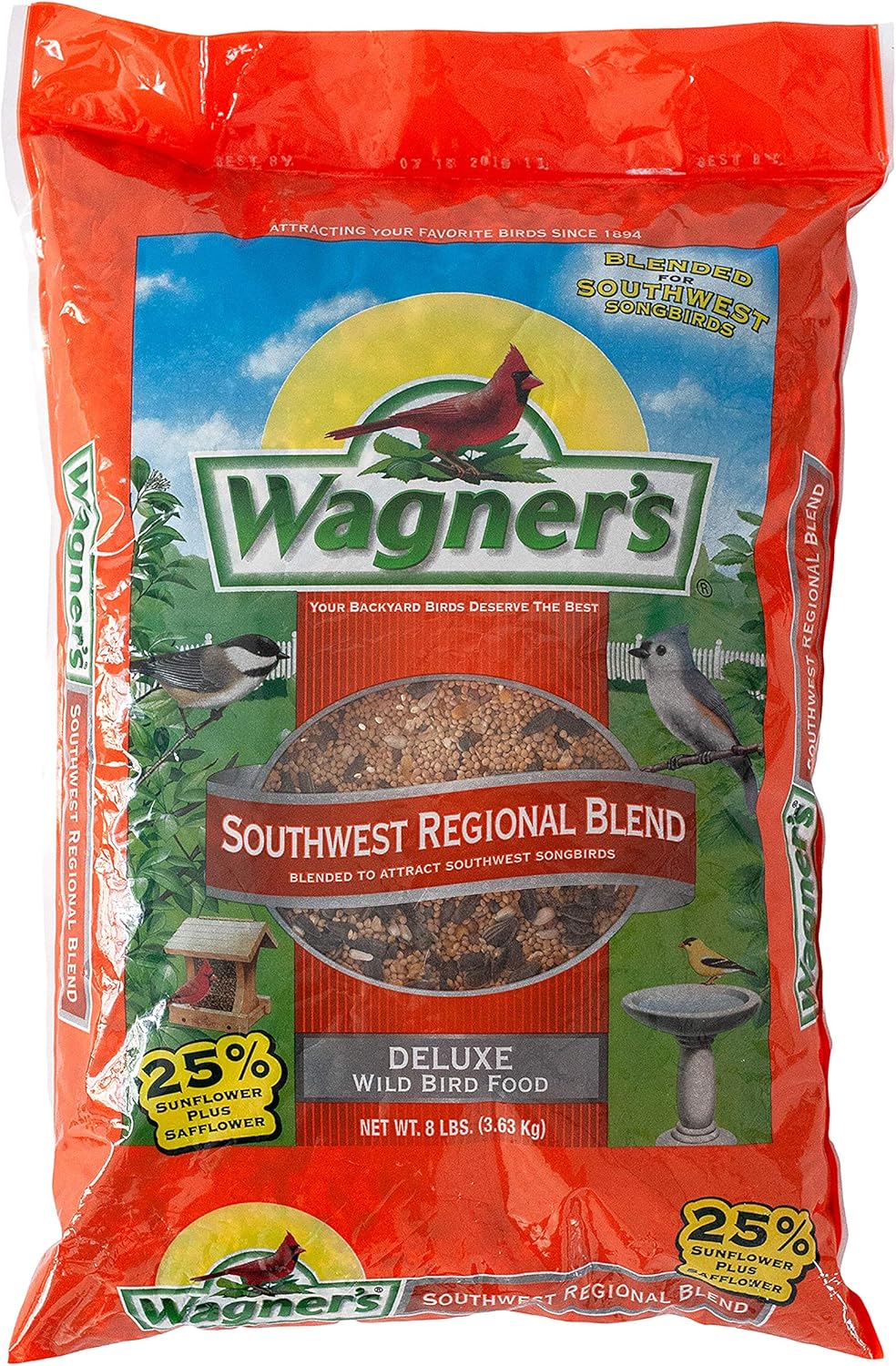 Wagner's 62015 Southwest Regional Blend Wild Bird Food, 8-Pound Bag