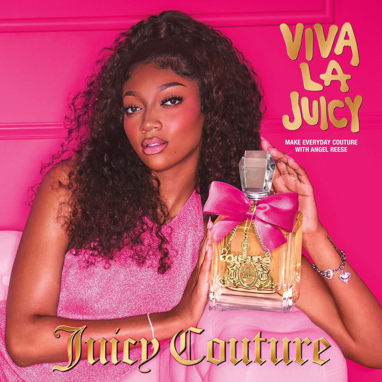 Juicy Couture Viva La Juicy Eau De Parfum, Women's Perfume with Notes of Mandarin, Gardenia & Caramel, Floral & Sweet Perfume for Women, EDP Spray