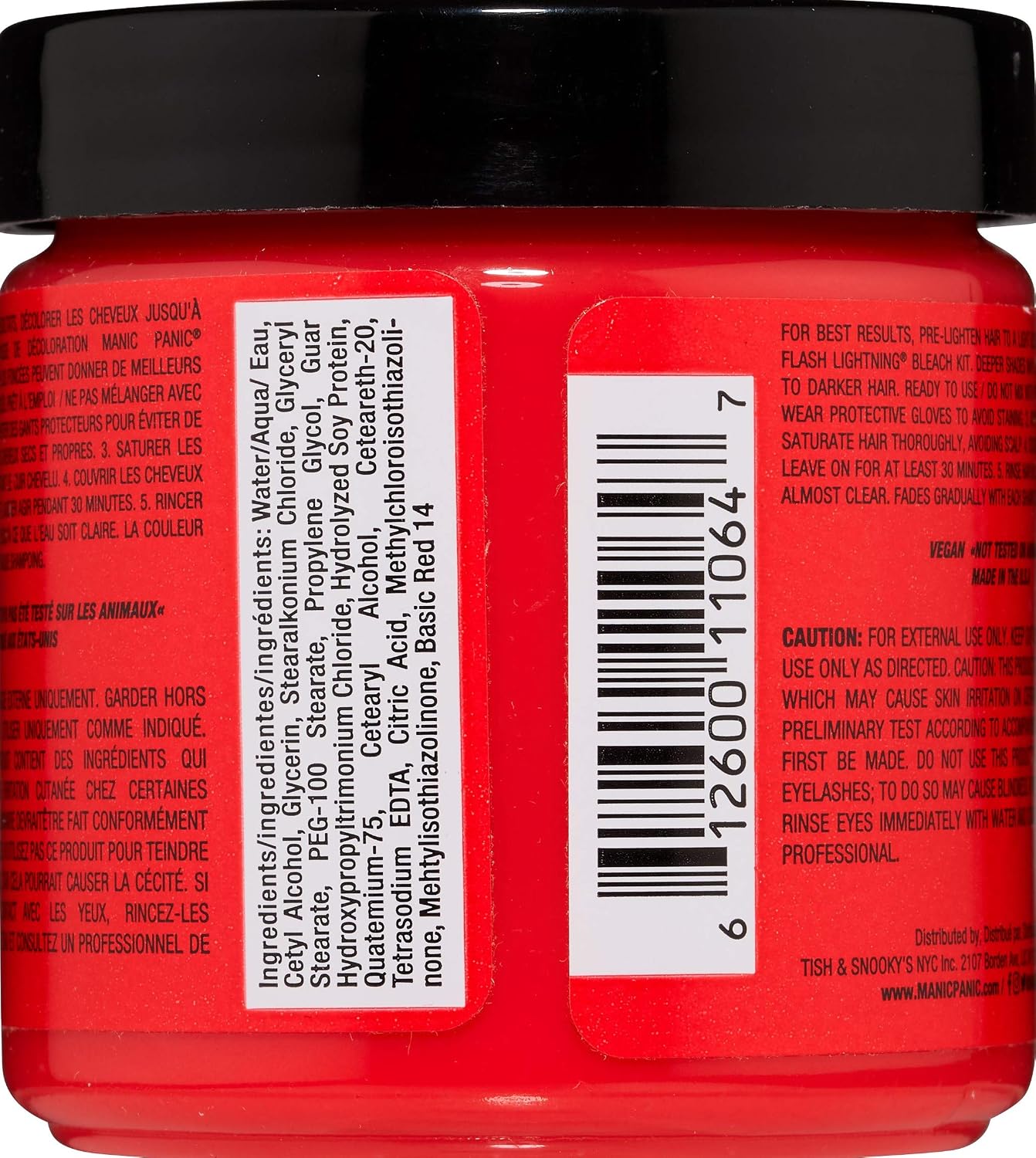 Manic Panic Semi Permanent Electric Pussycat Pink Hair Dye, 4 oz
