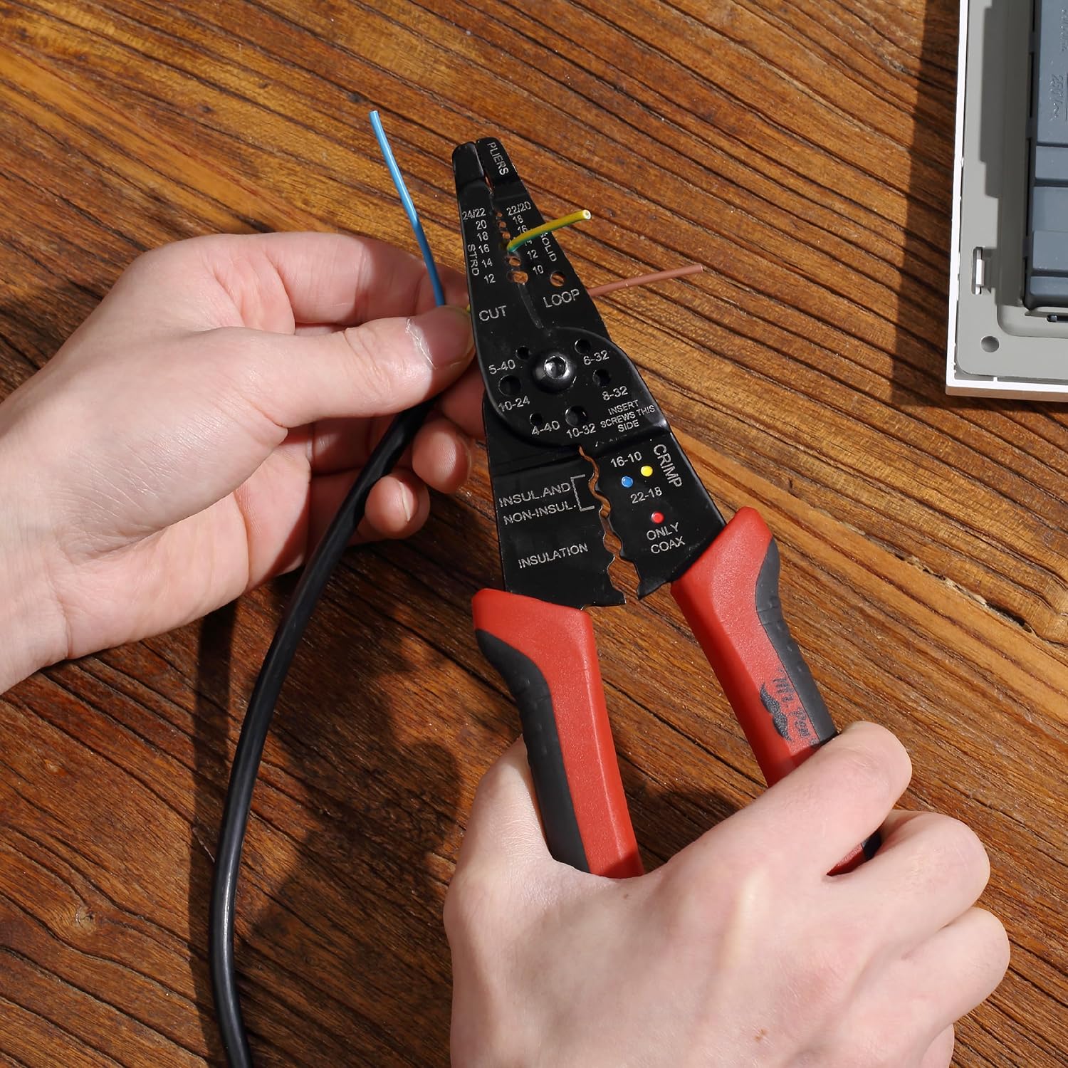 Mr. Pen- Wire Stripper, 8 inch, Wire Cutter, Wire Stripper Crimper