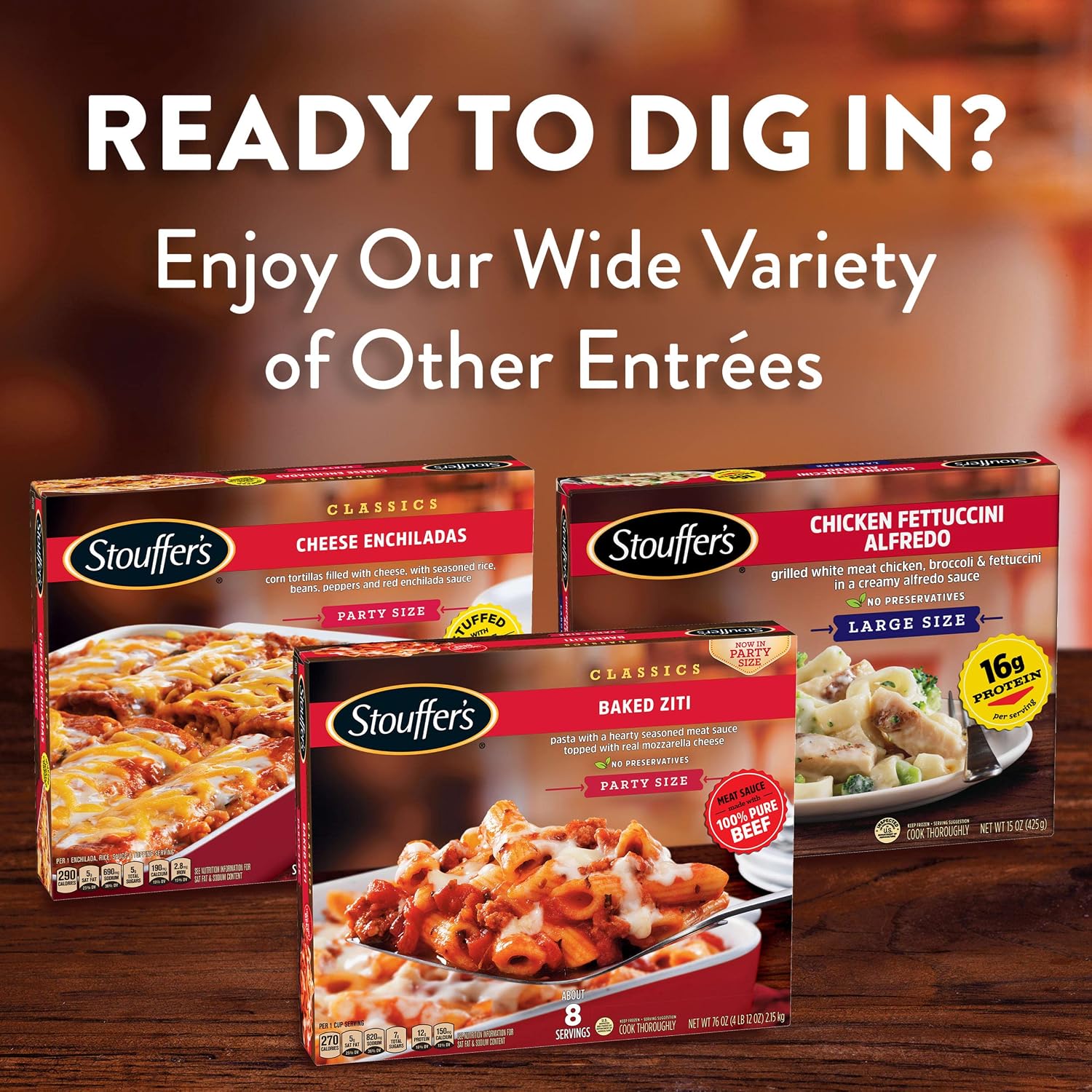 Stouffer's Classic Meatloaf, Single Serve Frozen Meal, 16 Oz | Made with beef and pork topped with homestyle beef gravy and mashed potatoes