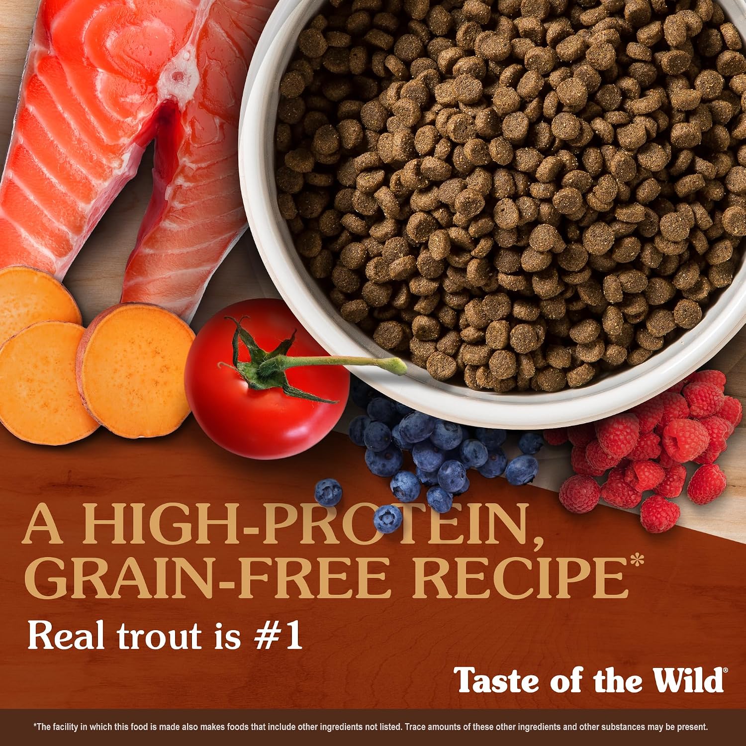Taste of the Wild Rocky Mountain Dry Cat Food, Roasted Venison, 5lb | Kitten, Adult & Senior Cats | High Protein | Grain Free Recipe* | Nutrient Dense to Help Support Peak Health