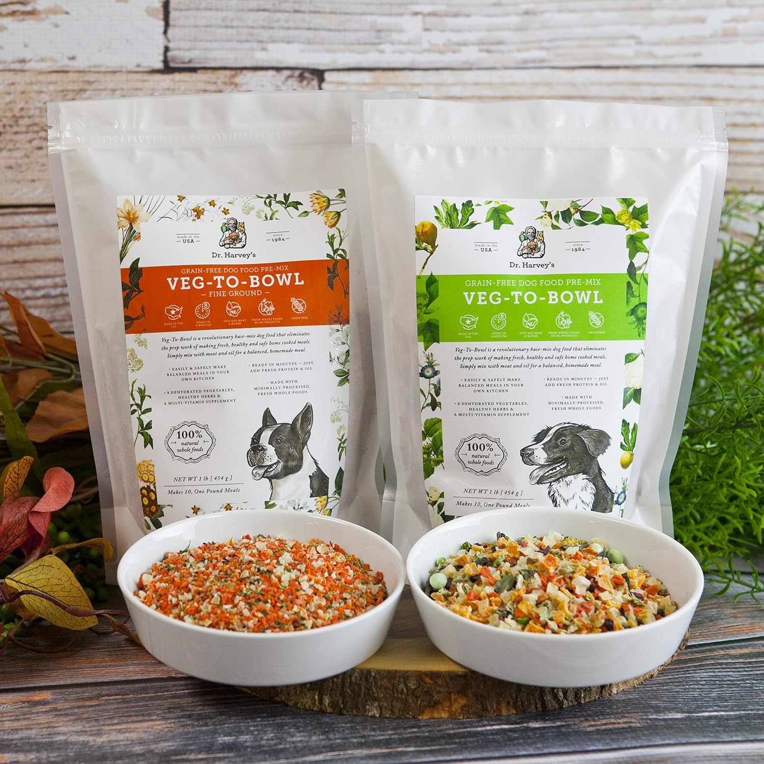 Dr. Harvey's Veg-To-Bowl Fine Ground Dehydrated Vegetable Pre-Mix for Dogs, 7-Pound Bag | Dehydrated Vegetable Pre-Mix