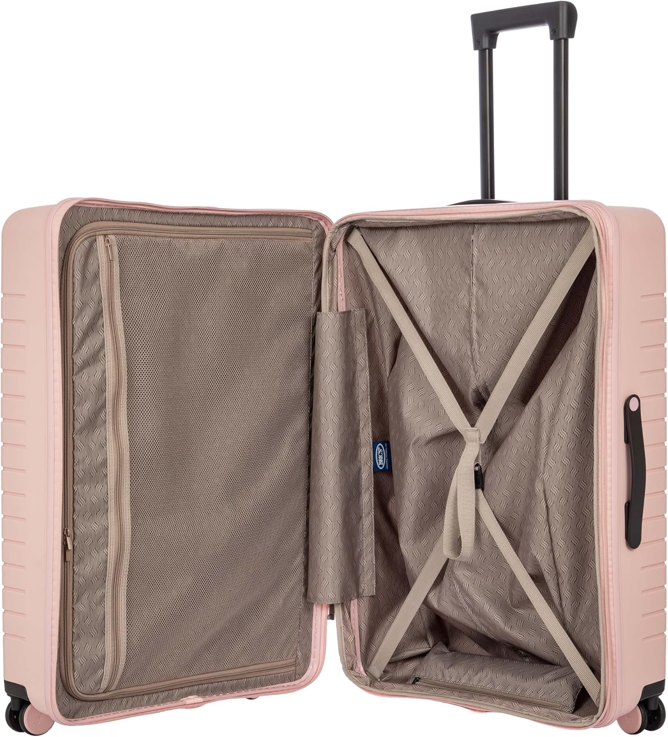 Bric's B|Y Ulisse Checked Luggage with Spinner Wheels – Expandable Lightweighted Hard Shell Suitcase, TSA Combination Lock - Removeable Wash Bag Included - 30 Inch, Mango