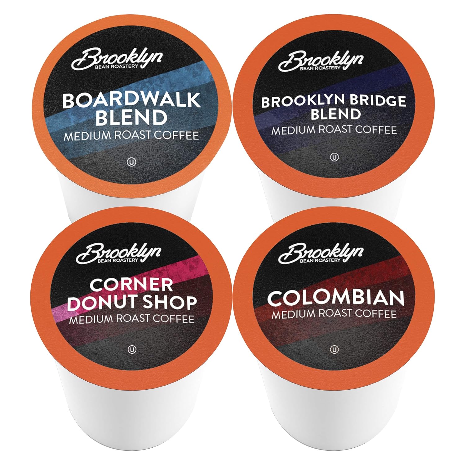 Brooklyn Beans Colombian Gourmet Coffee Pods - Compatible with Keurig K Cup Brewers Including 2.0 Machines, 40 Count, Rich and Smooth Colombian Medium Roast