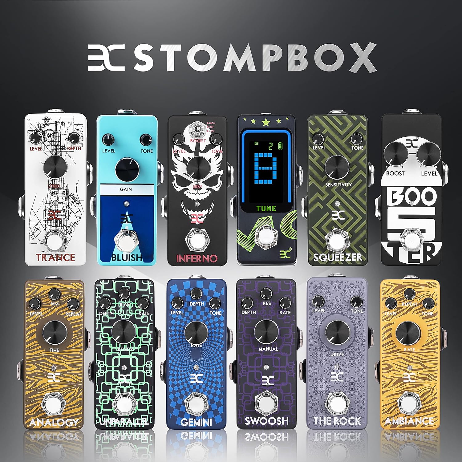 EX 7 Band EQ Equalizer Mini Guitar Pedal