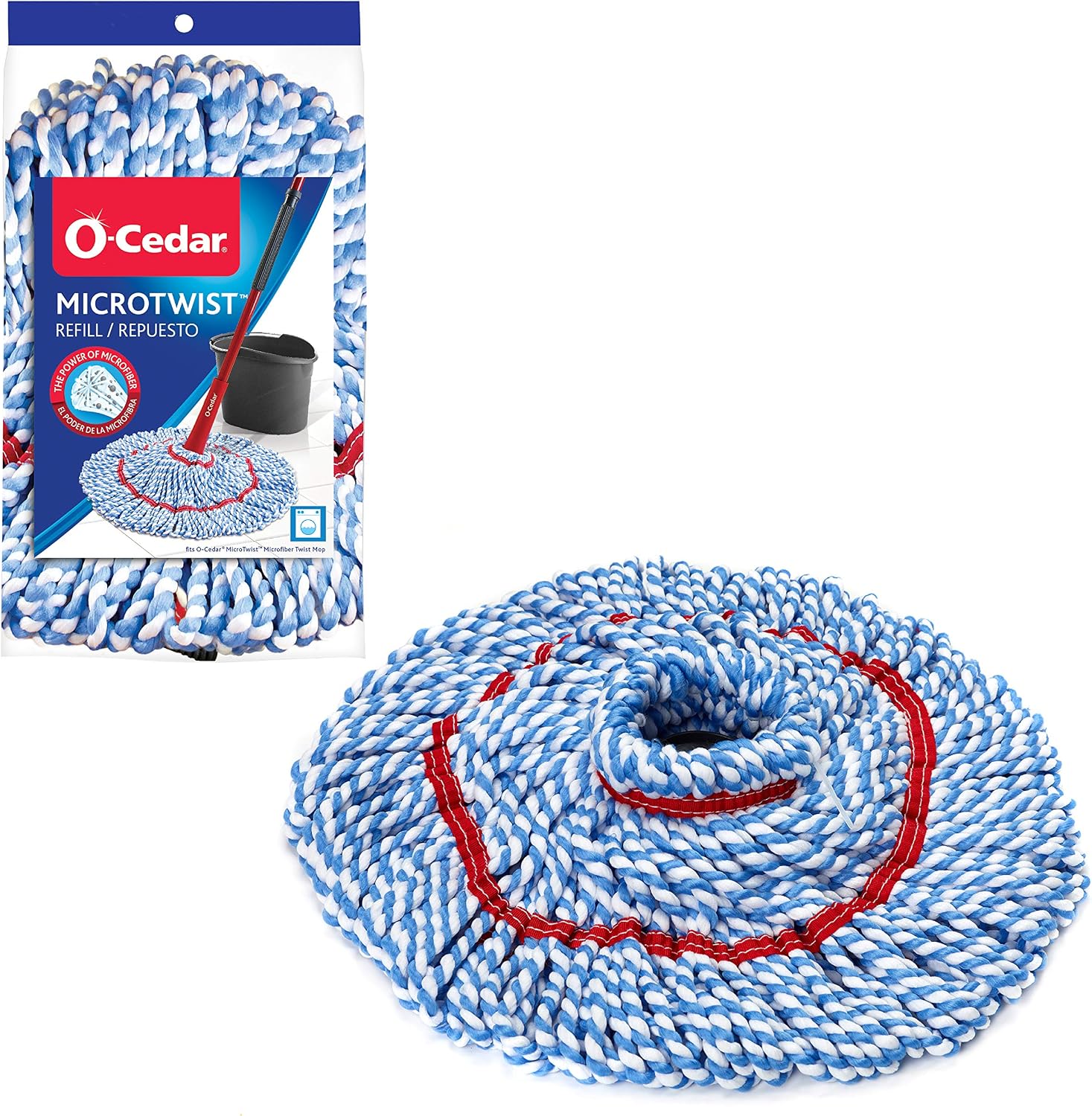 O-Cedar MicroTwist Microfiber Twist Mop Refill (Pack of 3)
