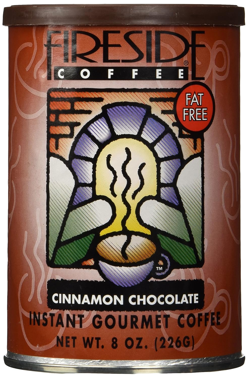 Fireside Coffee Irish Cream Cafe Mocha - Premium Instant Coffee Chocolate Blend - Versatile Caffeinated Drink Mix for Hot, Iced, Milkshake, and Mocha Frappe Mix, Only Add Water and Enjoy, 8 Ounces