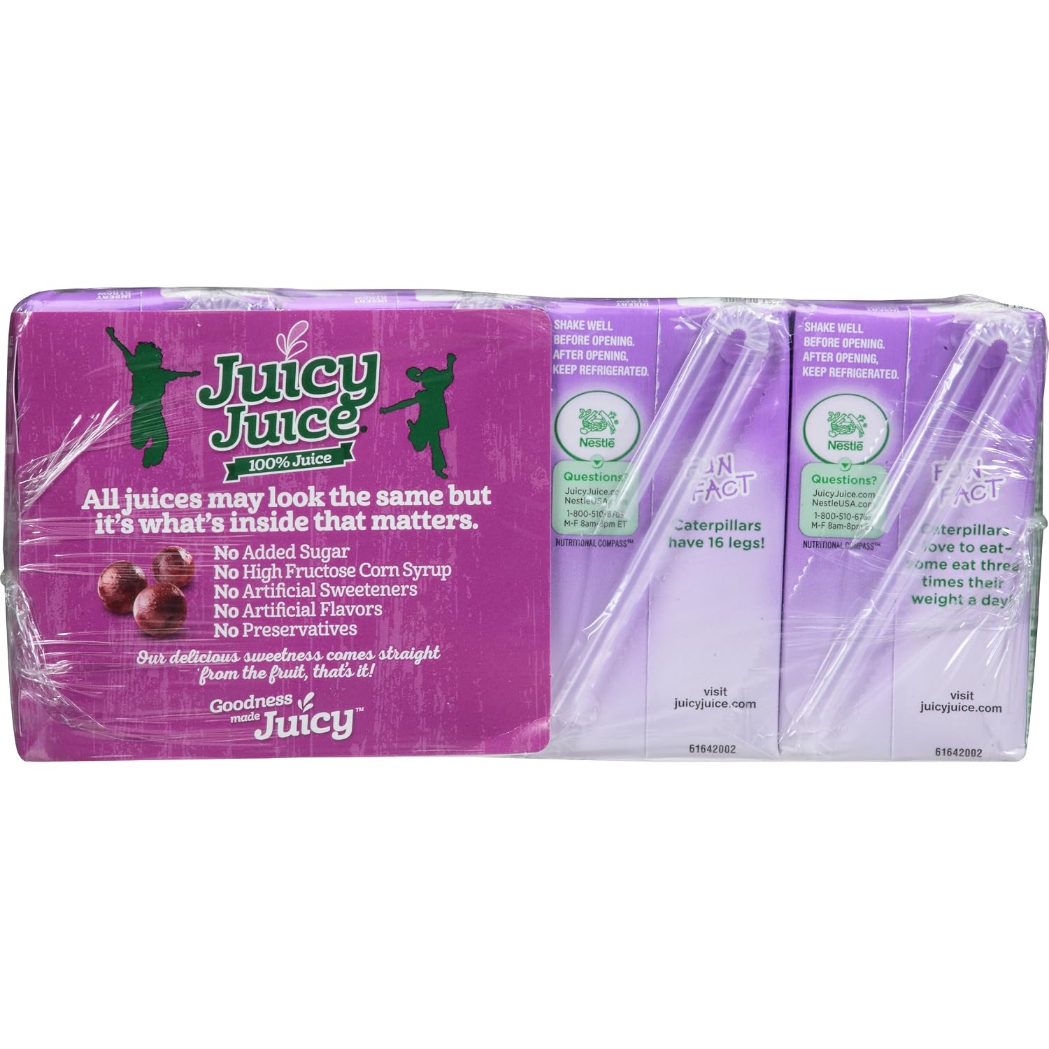 Juicy Juice Apple, 4.23 Ounce Boxes, 8 Count (Pack of 5)