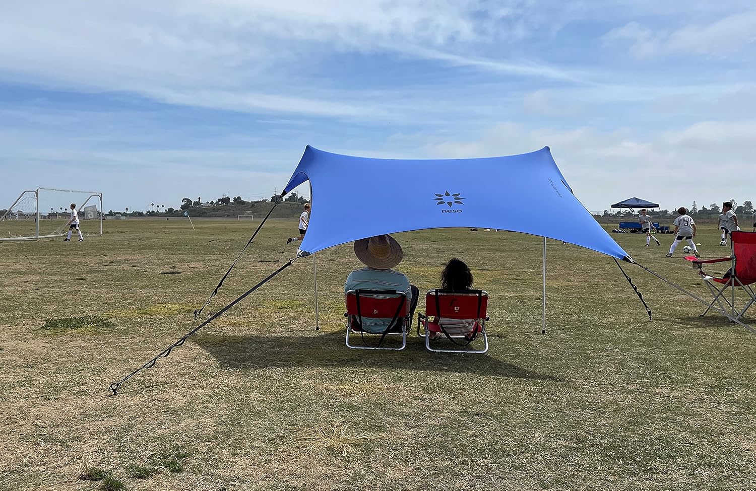 Neso Sidelines 1 Sports Tent - Lightweight and Portable Sun Shelter and Shade Tent for Outdoor Activities - Patented Reinforced Corners - UPF 50+