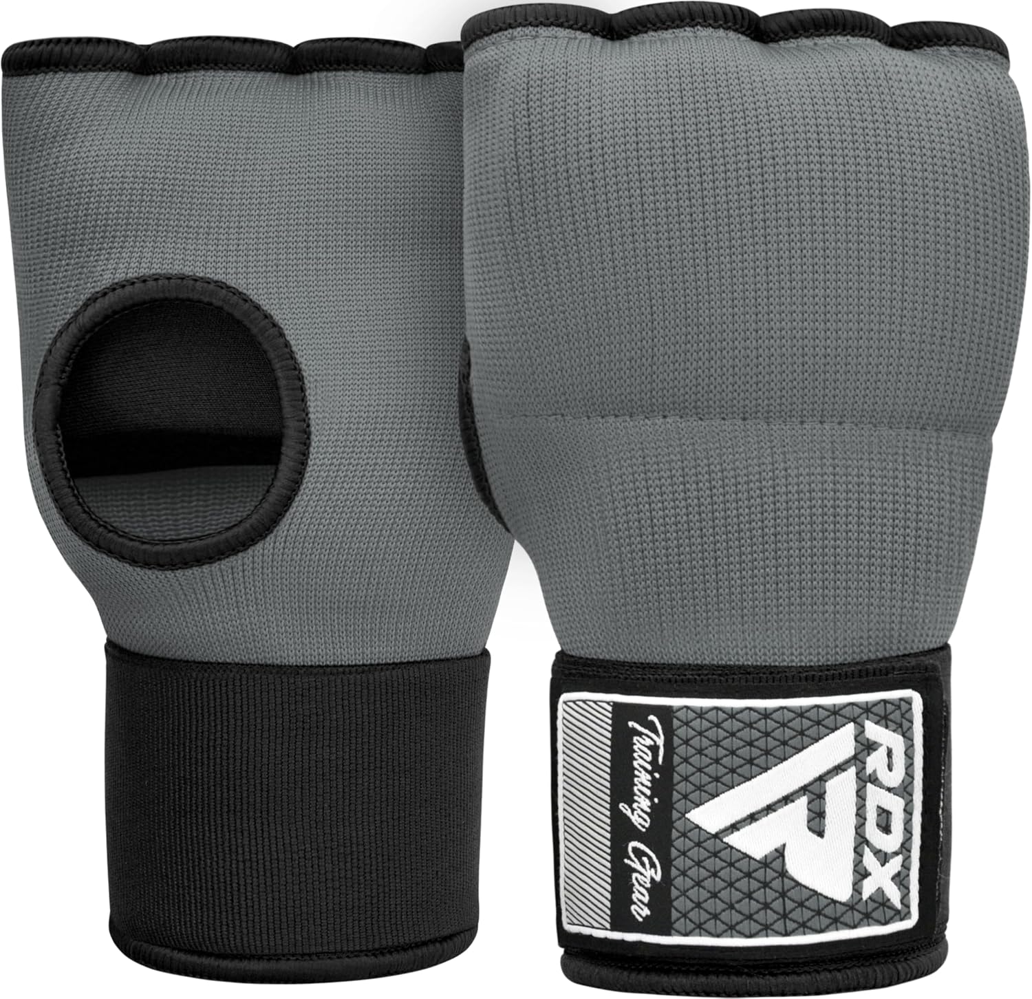 RDX Gel Boxing Hand Wraps Inner Gloves Men Women, Quick 100cm Long Wrist Straps, Elasticated Padded Fist Under Mitts Protection, Muay Thai MMA Kickboxing Martial Arts