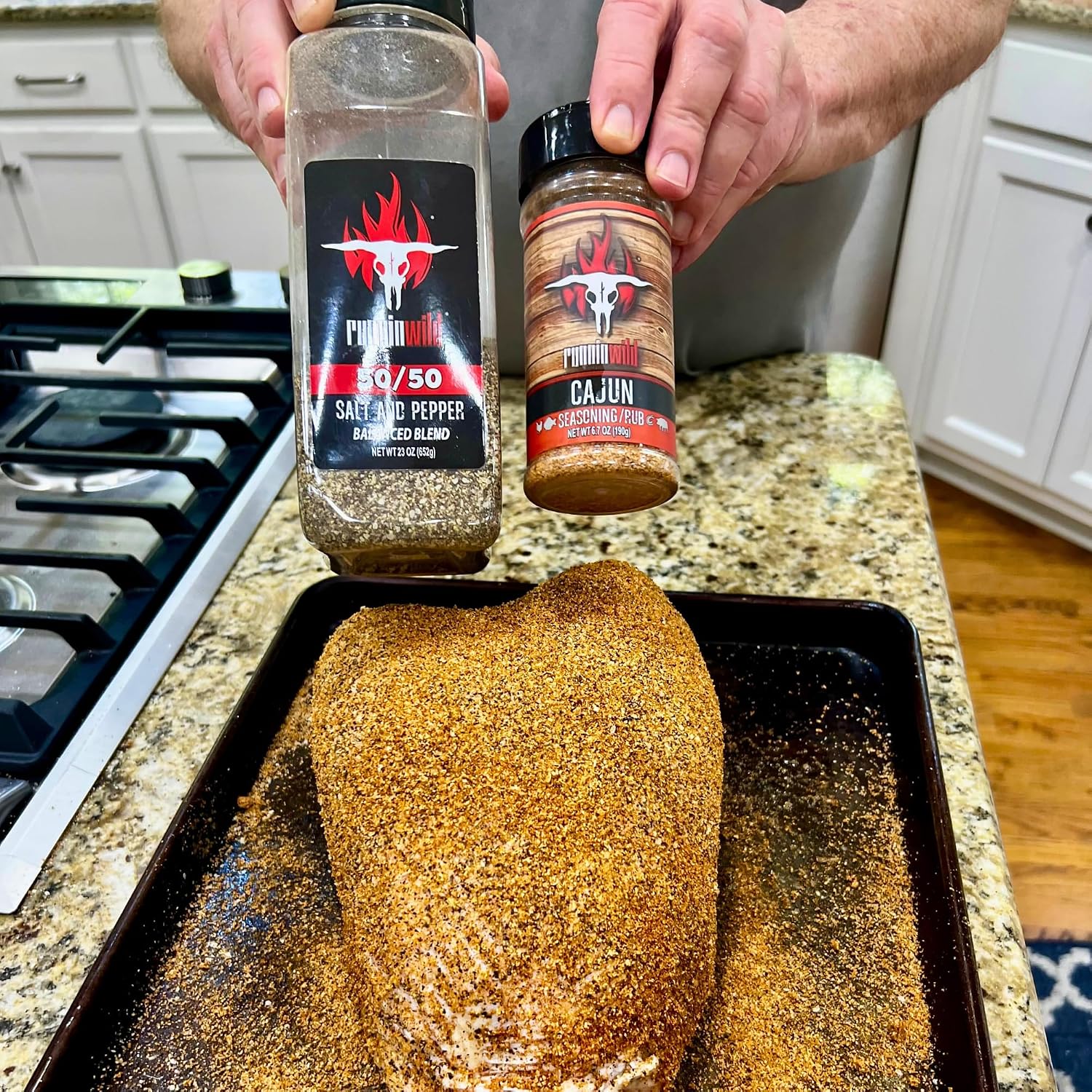 Gourmet Honey BBQ Rub & Seasoning – Delicious Sweet & Smoky Flavor for Pork, Chicken, Ribs & Salmon | Premium BBQ Dry Rub | Runnin’ Wild Foods