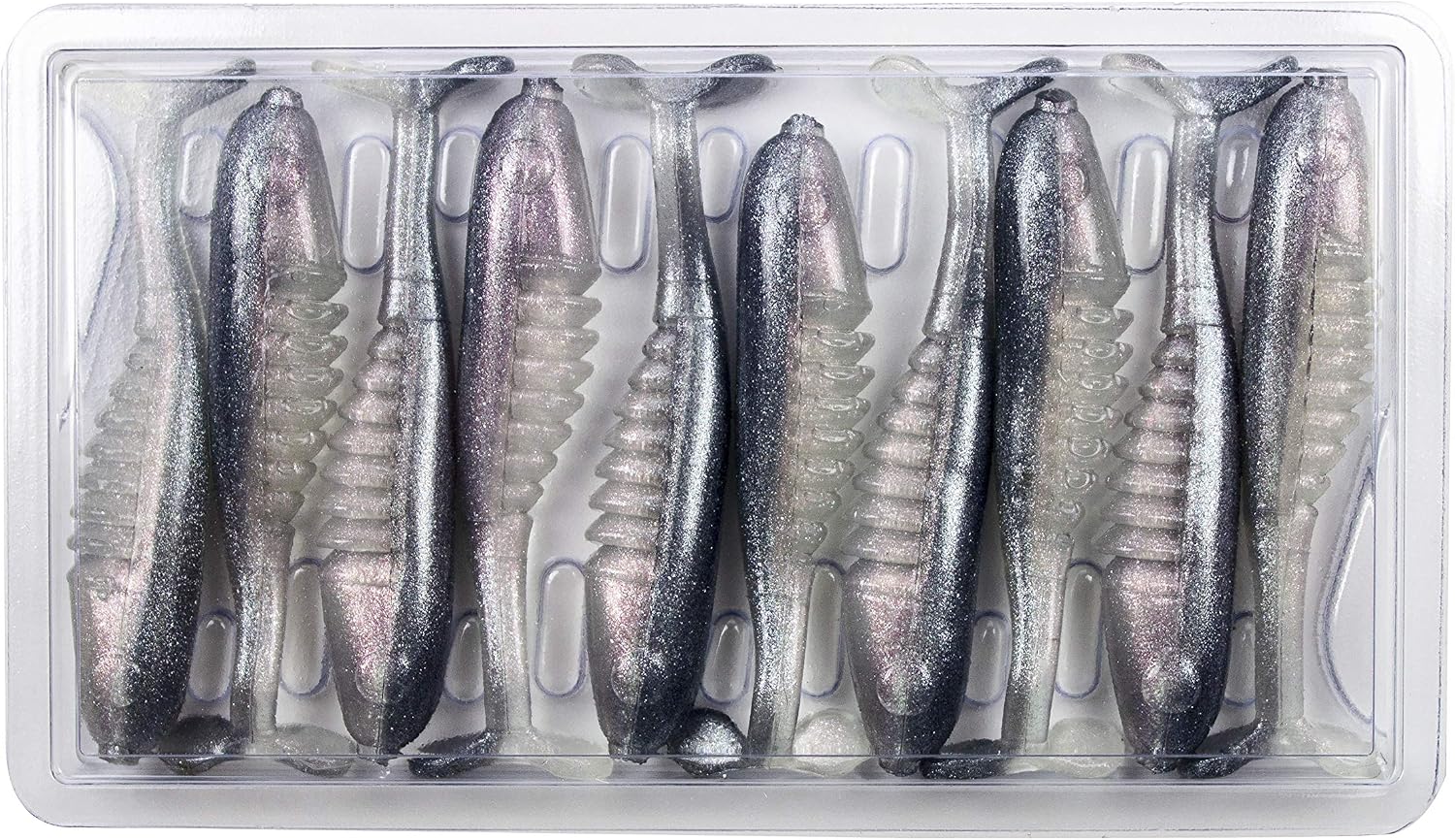 Bobby Garland Slab Hunt'R Soft Plastic Crappie Fishing Lure, 2.25 Inches, Pack of 10