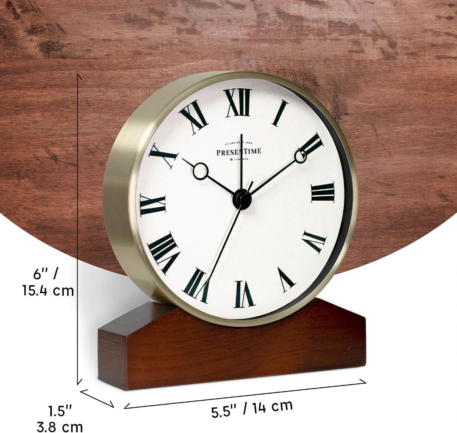 Presentime Mozart Mantel Alarm Clock
