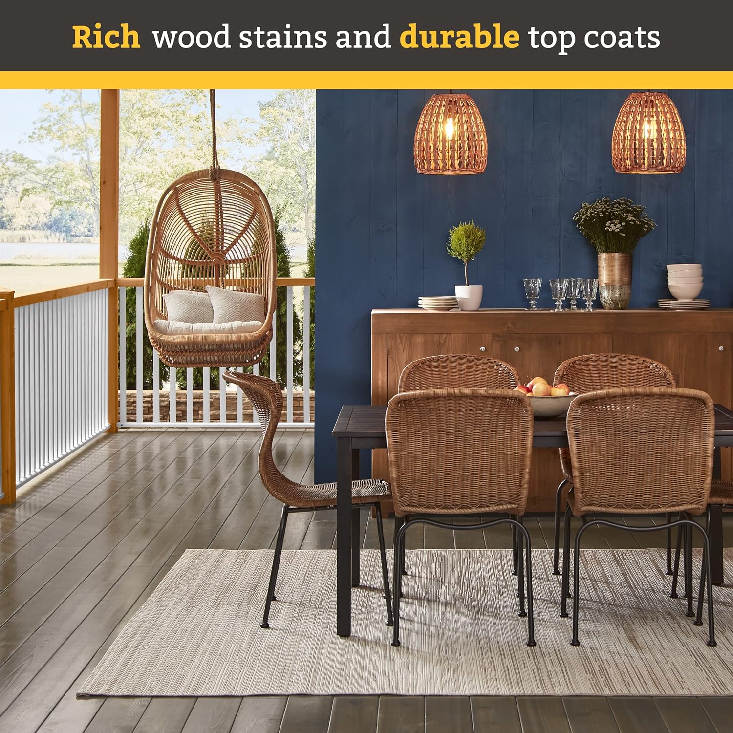 Cabot Australian Timber Oil Wood Stain and Protector, Honey Teak, 1 Quart