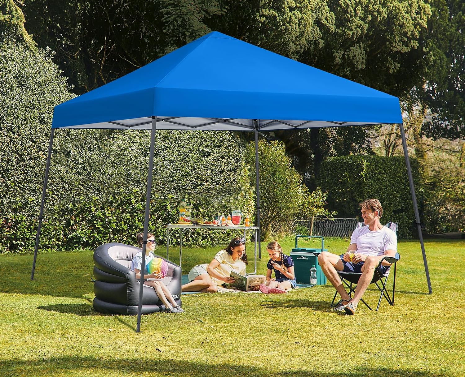 MASTERCANOPY 11x11 Slant Leg Pop Up Canopy Tent Black