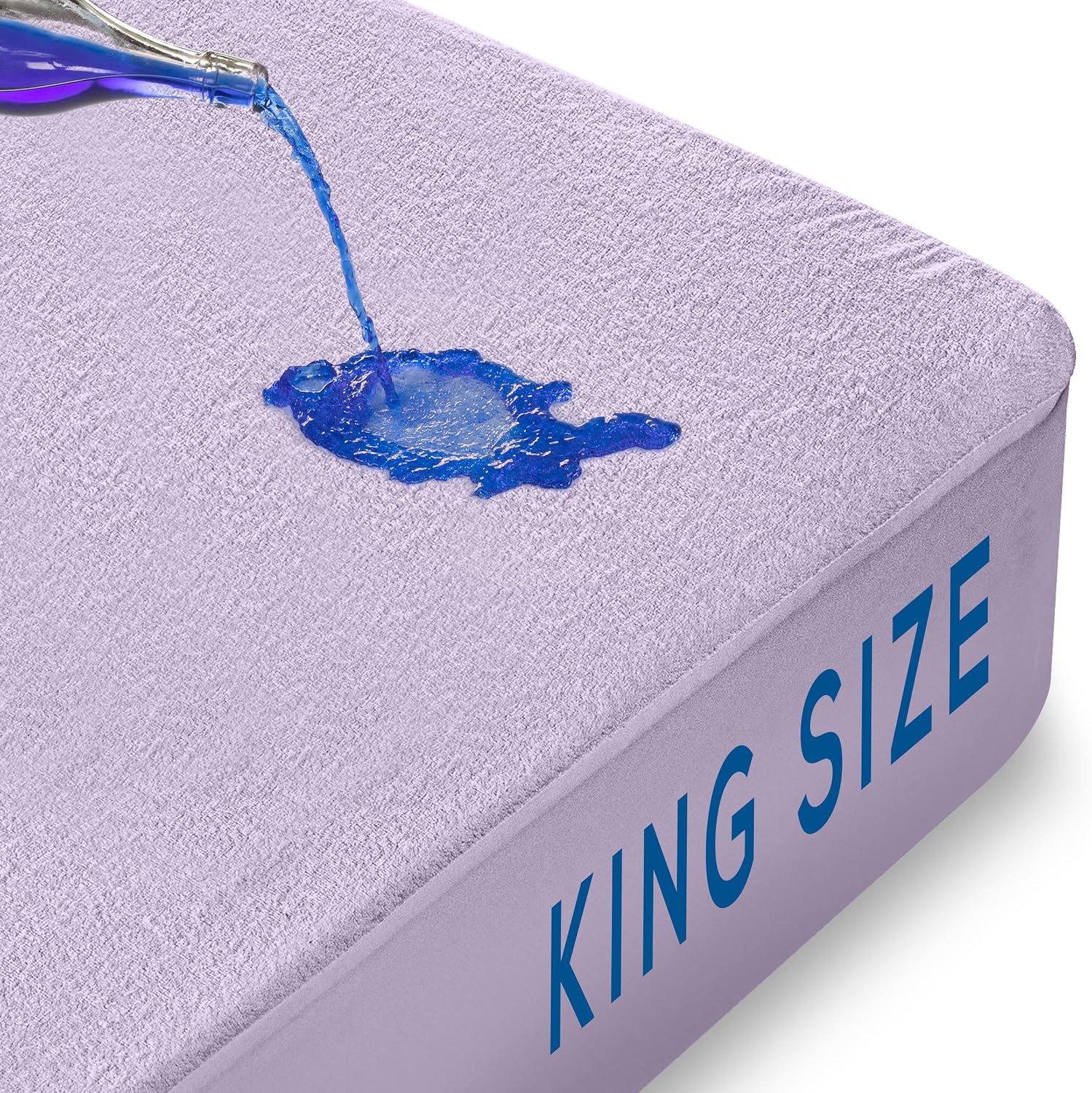 Waterproof Queen Size Mattress Protector fits Upto 17" deep Mattresses | Utopia Bedding 200 GSM Soft & Breathable Mattress Cover, Dirt-Proof, Noiseless, Machine Washable Fitted Sheet Style, White