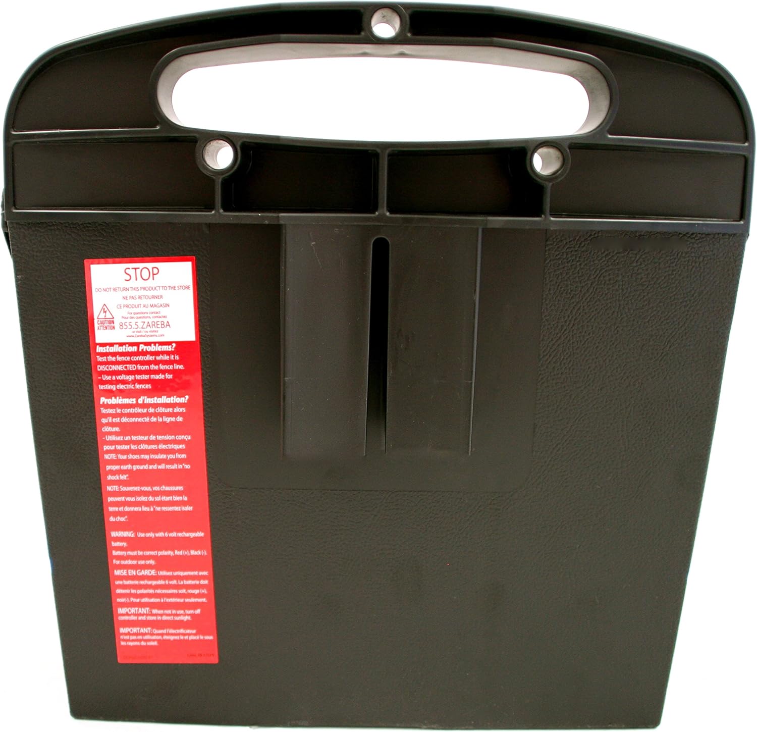 Zareba 10 Mile Solar Powered Low Impedance Electric Fence Charger | Contain Cattle, Horses, Goats, & Livestock, 0.15 Output Joules