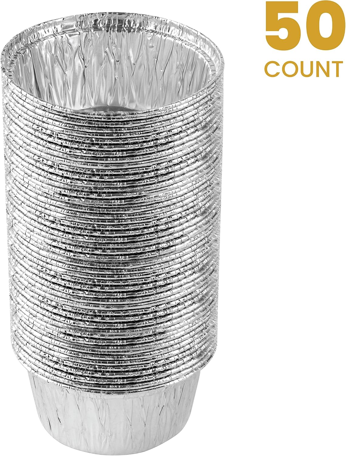 PLASTICPRO 9'' Inch Round Tin Foil Pans Disposable Aluminum Pack of 20