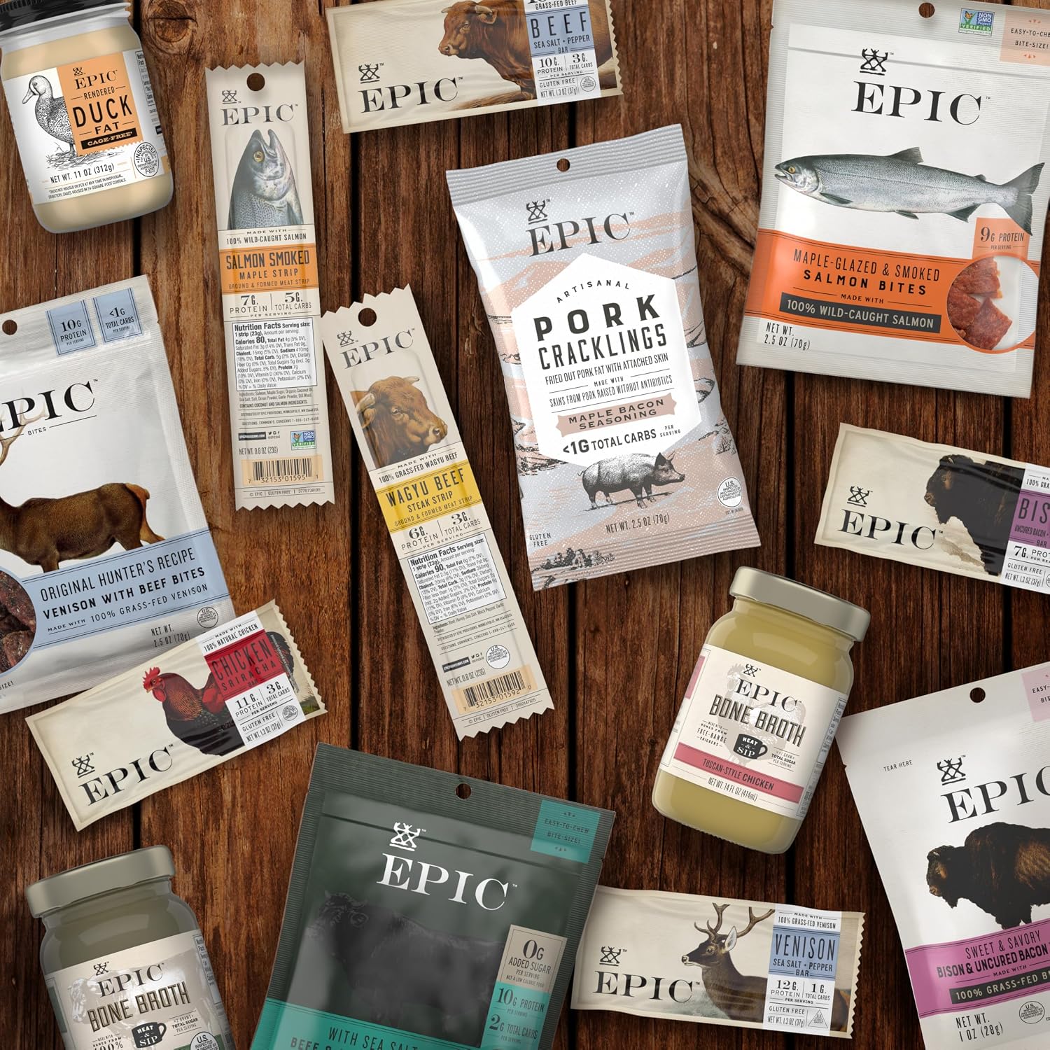 EPIC Provisions Hickory Smoked Bacon Bits, Gluten-Free, 3 oz