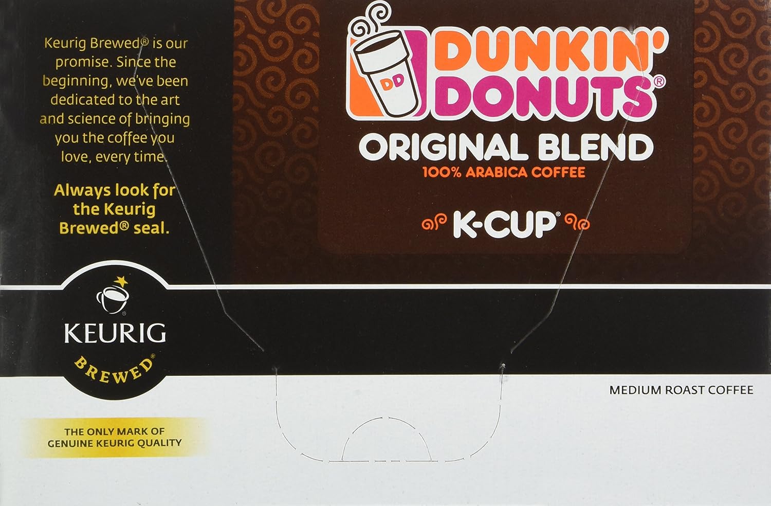 Dunkin’ Original Blend Medium Roast Coffee, Keurig K-Cup Pods, 10 Count Box