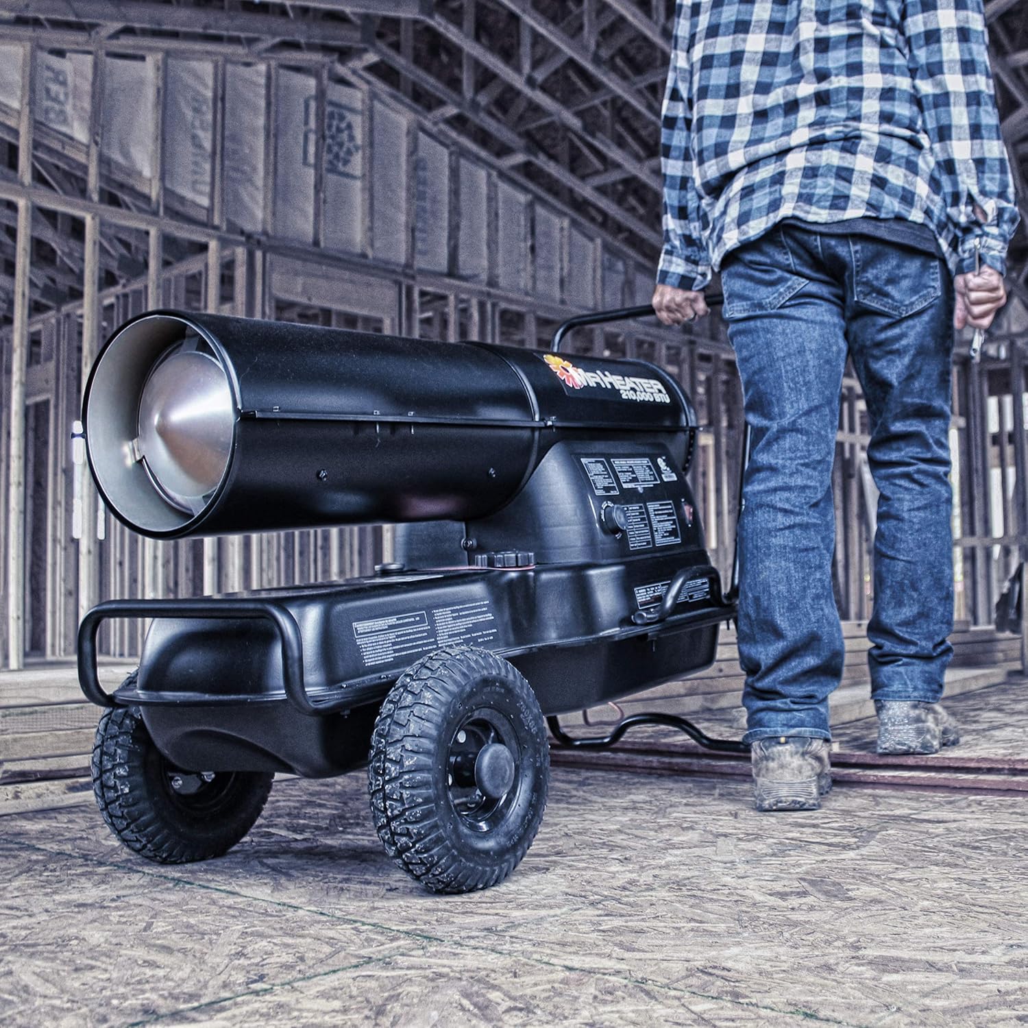 Mr. Heater 210,000 BTU Forced Air Kerosene Heater