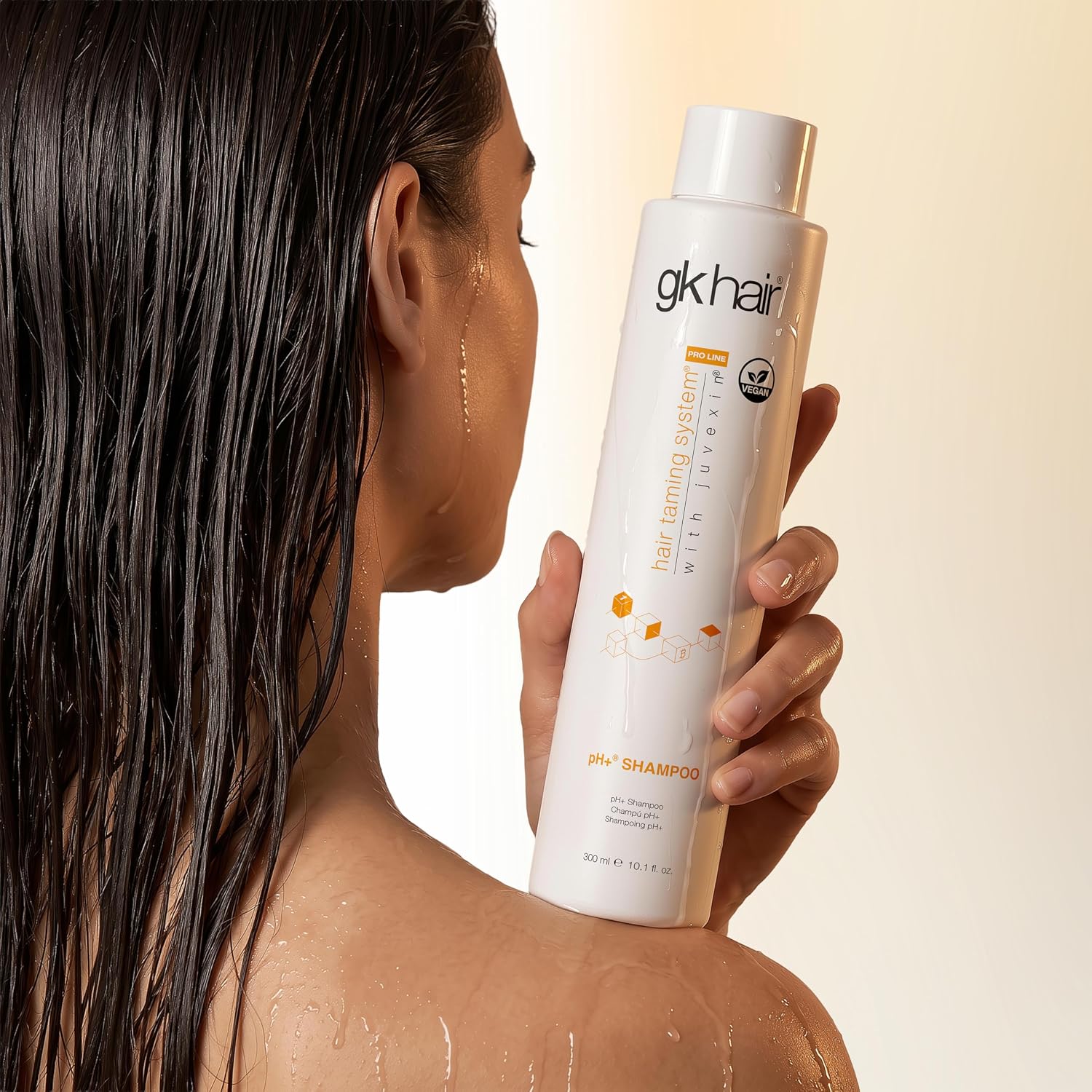 GK HAIR Anti-Dandruff Shampoo Leaving Your Scalp Refreshed and Hair Soft, Smooth – Sulfate-Free Shampoo for Dry Damaged Hair for Men and Women 8.5 Fl Oz