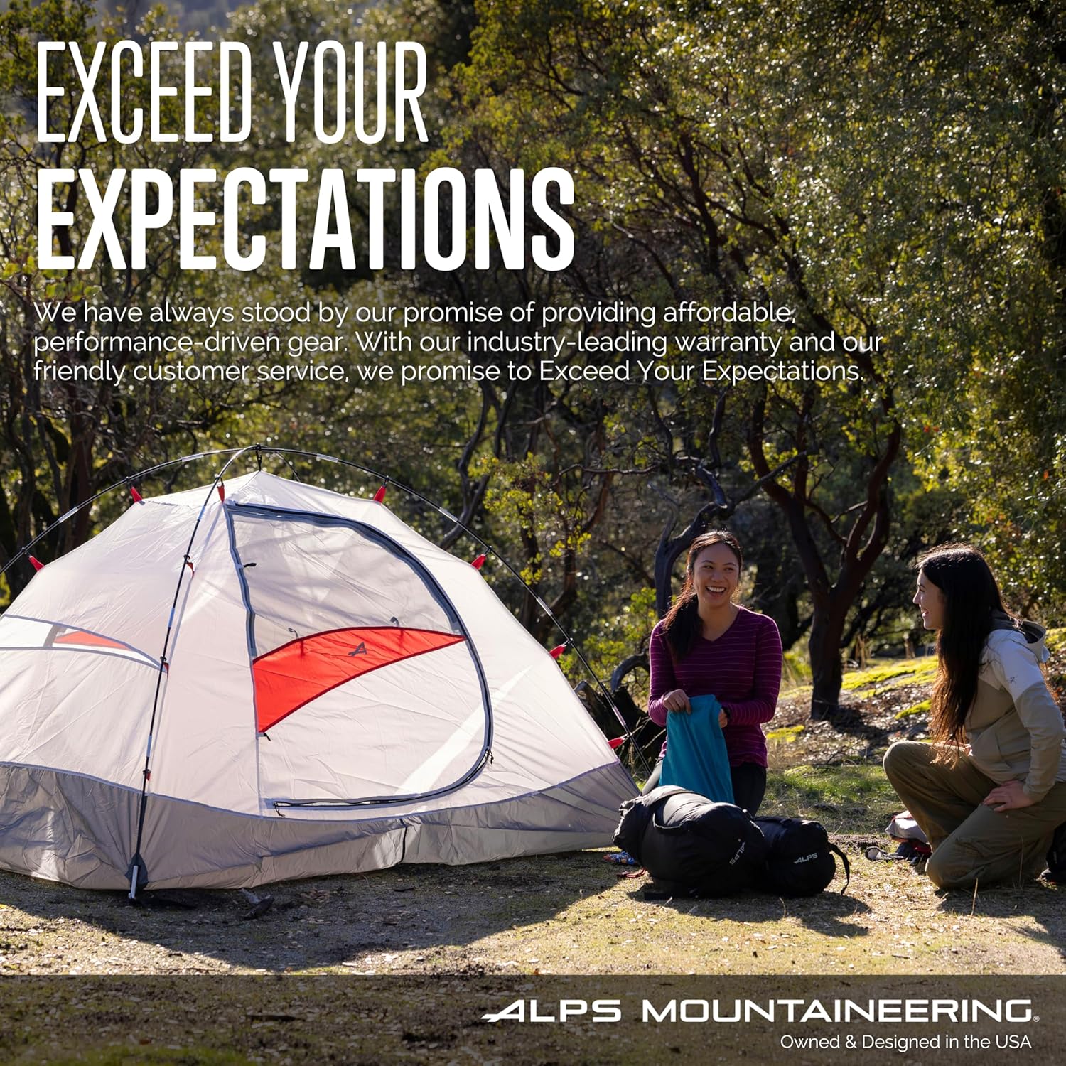 ALPS Mountaineering Adventure Folding Camping Chairs - Durable Mesh Fabric Over Powder Coated Aluminum with Simple Compact Design and Shoulder Carry