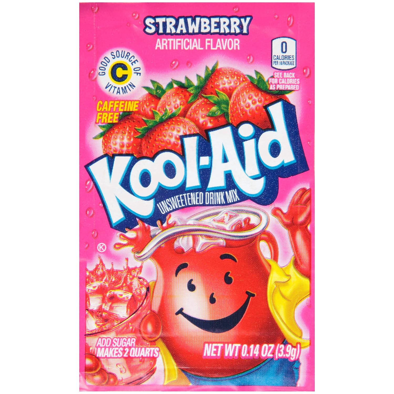 Kool-Aid Tropical Punch Flavored Unsweetened Caffeine Free Powdered Drink Mix (96 Packets)