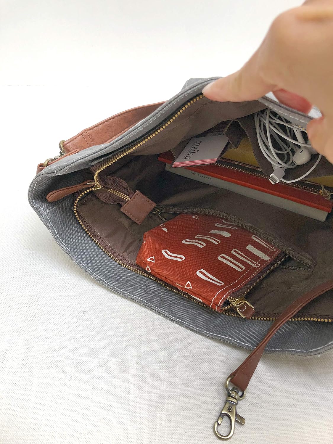 MAIKA Recycled Canvas Crossbody Bag