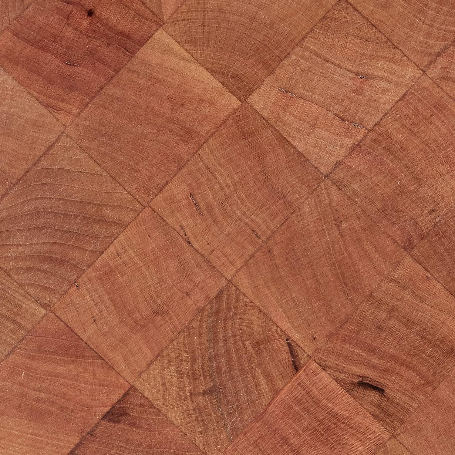 John Boos CCB Series Square Wooden Maple Cutting Board 12”x12” – 3” Thick, 13-lb Reversible Butcher Block with End-Grain & Finger Grips – Made in the USA