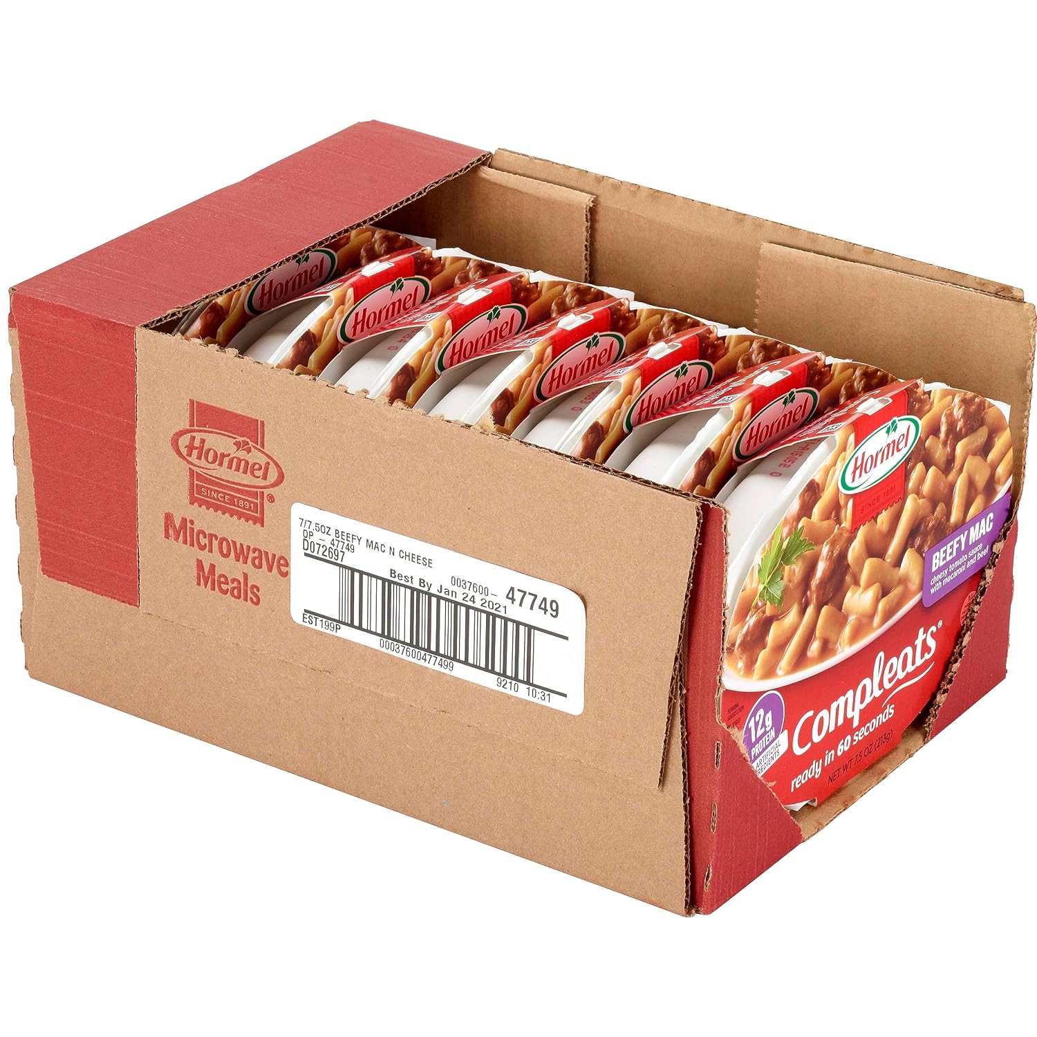 HORMEL COMPLEATS Chicken Alfredo Microwave Tray, 10 oz. (6 Pack)