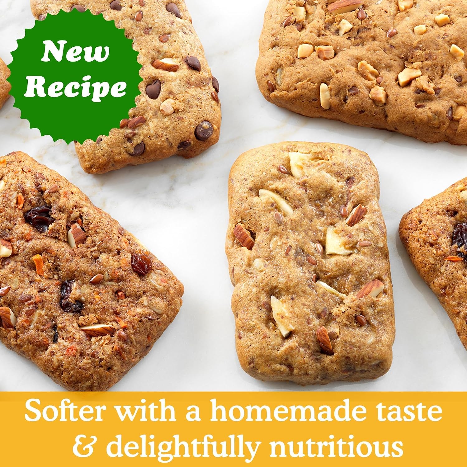 Simple Mills Soft Baked Dark Chocolate Almond Flour Bars, 5 ct, 1.19 oz each