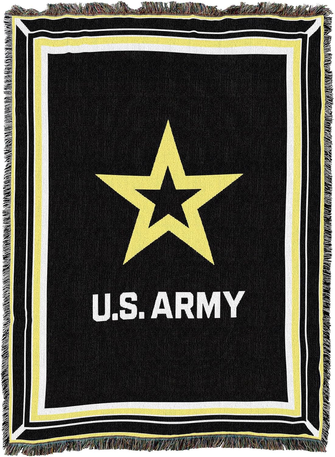 Pure Country Weavers US Army -Military Service Mark Seal Blanket Eagle - Gift Military Tapestry Throw Woven from Cotton - Made in the USA (72x54)