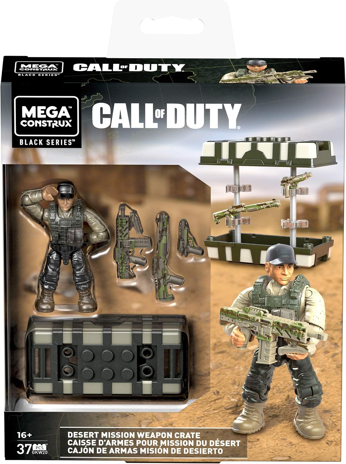 Mega Construx Call of Duty Desert Mission Weapon Crate
