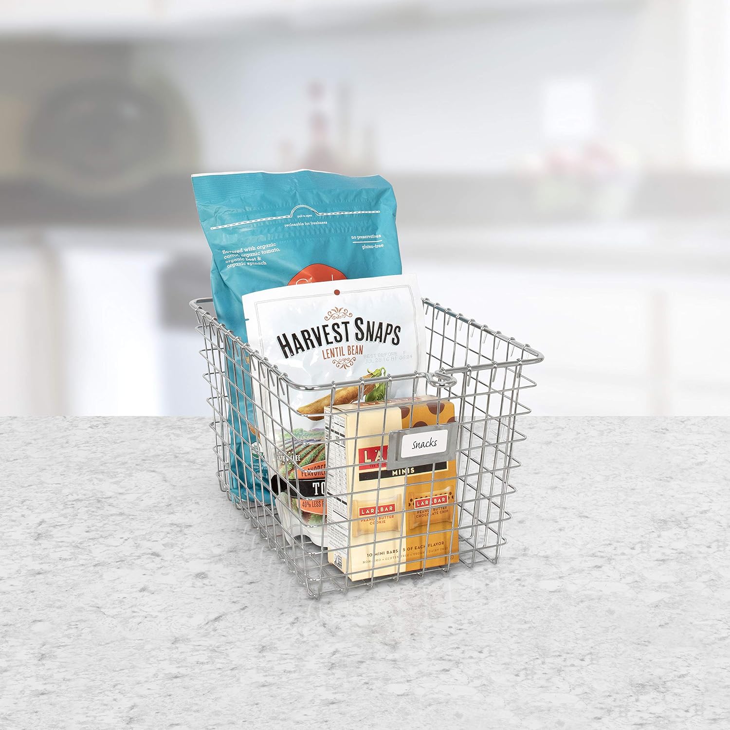 Spectrum Diversified Wire Storage Basket, Small, Chrome