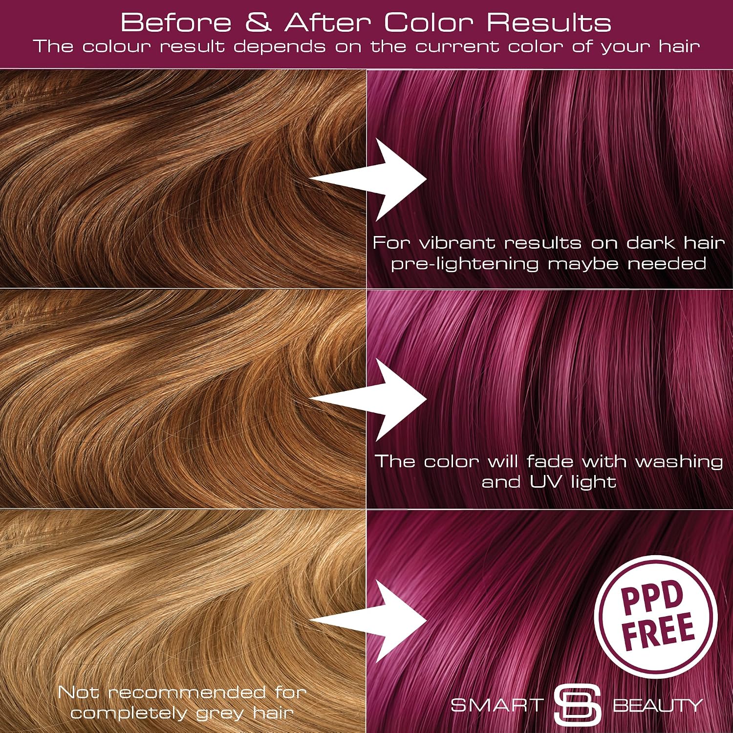 Smart Beauty Blonde Bleach-It, The Ultimate Lightener for Dark Hair, Perfect for Highlighting and Vibrant Pastel Colour, Hair Bleach Kit, Vegan & Cruelty Free