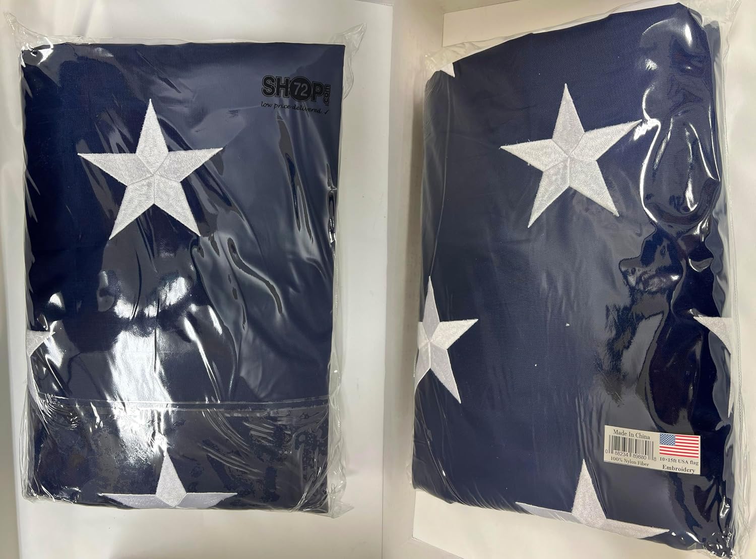 Shop72 American Flag 5x8 Ft, Allegiance to USA, American Flags for Outside, Our Allegiance To Freedom, This Garden Banner Made Heavy Duty to work outside as well, Bandera De Estados Unidos