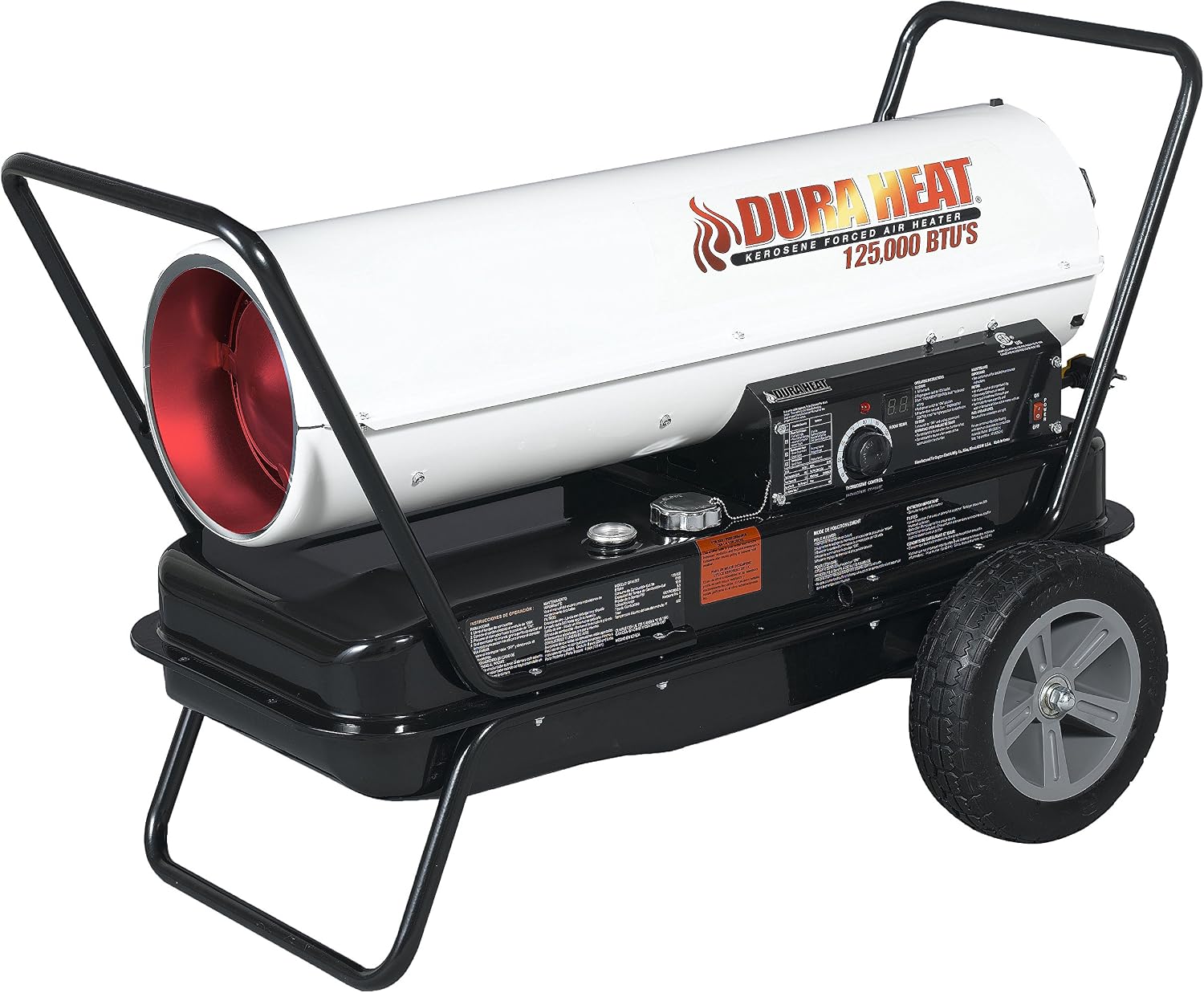 Dura Heat DFA135C 135K BTU Kero Forced Air Heater with Thermostat