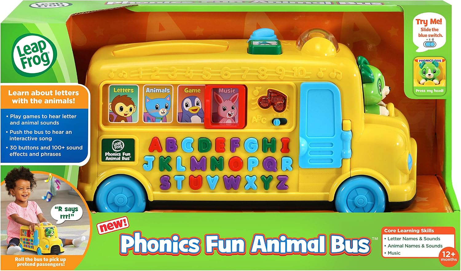 LeapFrog Phonics Fun Animal Bus