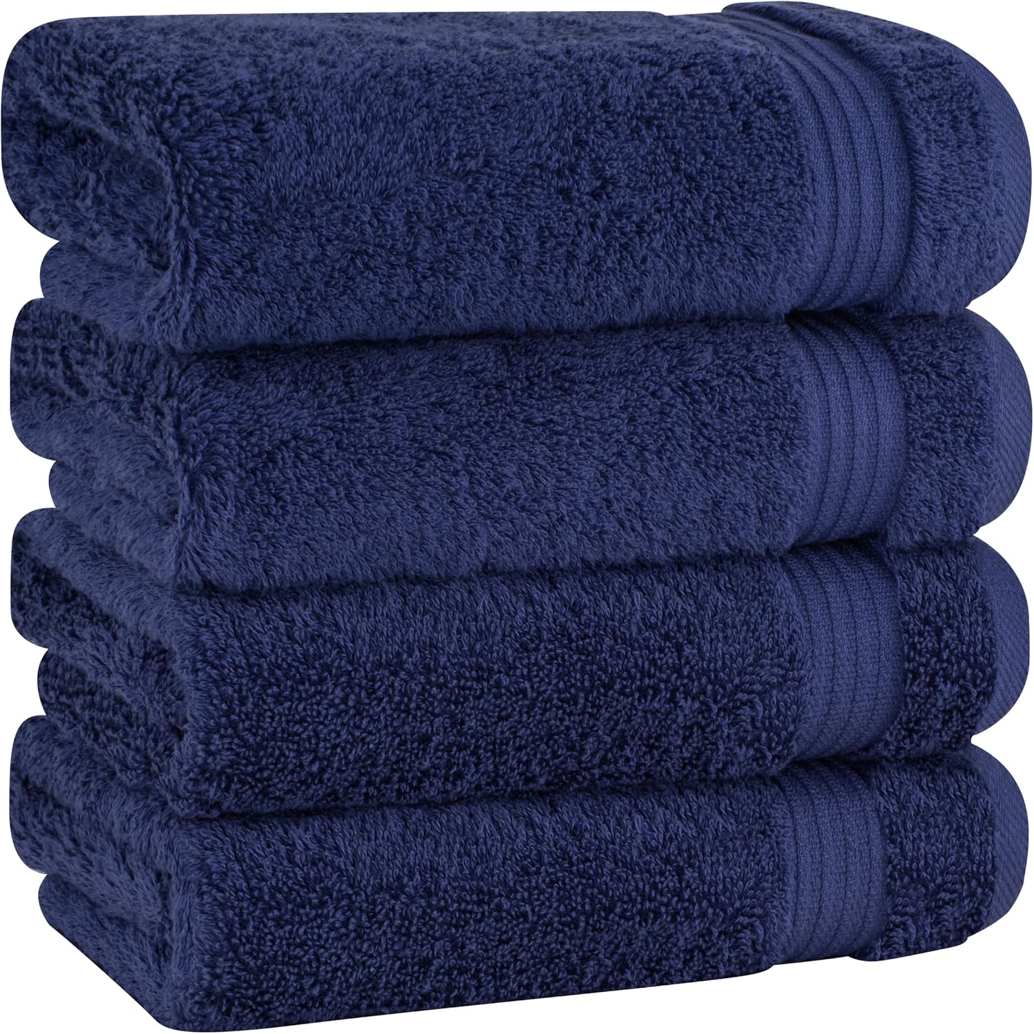 Cotton Paradise Towel Set of 6, 2 Bath Towels, 2 Hand Towels and 2 Washcloths Towels for Bathroom Sets, Smoke Gray