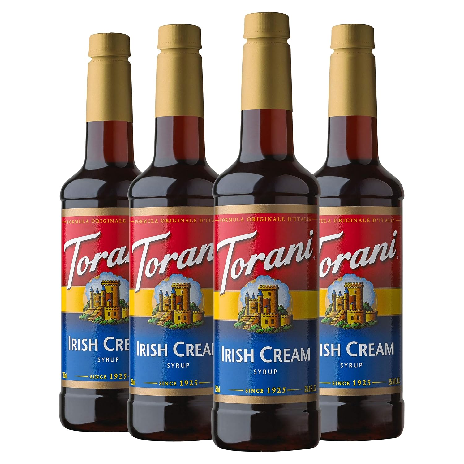 Torani Vanilla Flavored Drink Syrup, 25.4 fl oz, 4 Pack