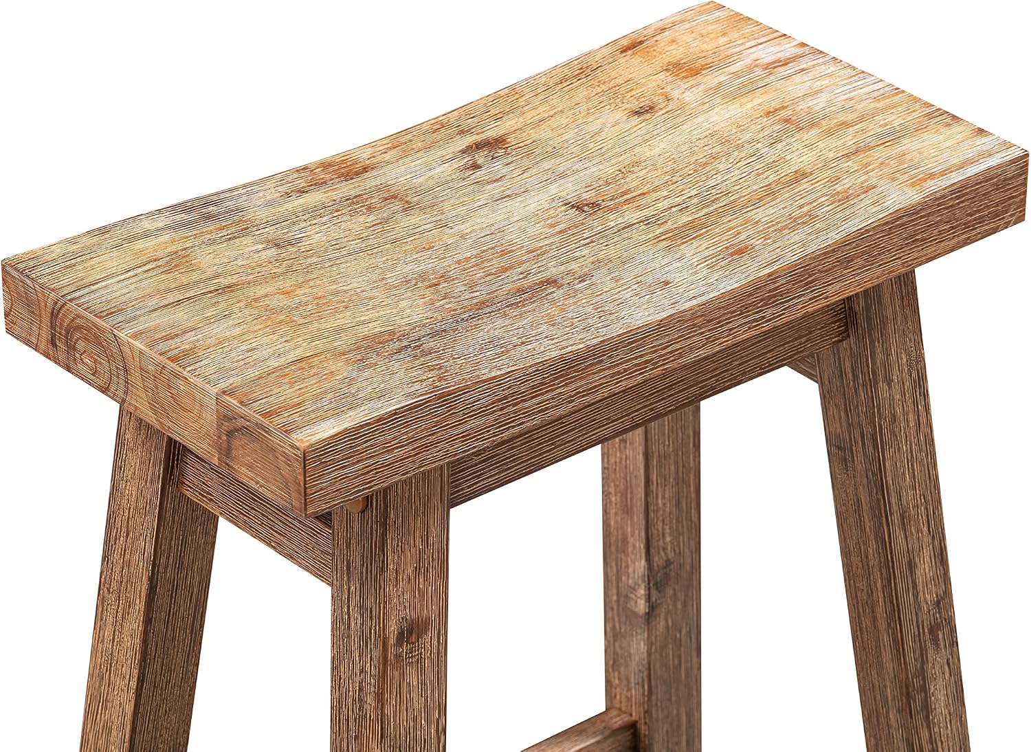 Boraam Sonoma Saddle Stool, Chestnut